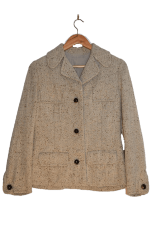 Veste en laine bouillie