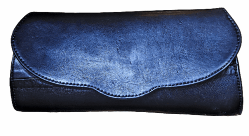 Pochette cuir recyclé