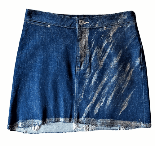 Jupe Jean's Brut Customisée