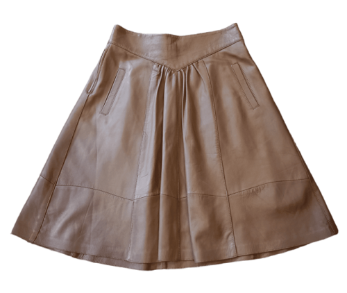 Jupe En Cuir Vintage