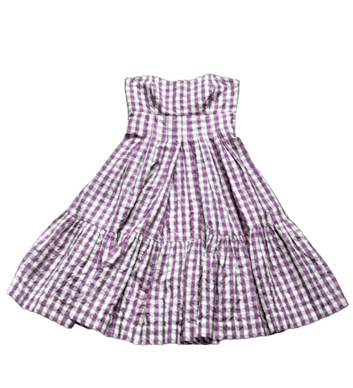 Sportmax Robe Bustier Carreaux  Vichy