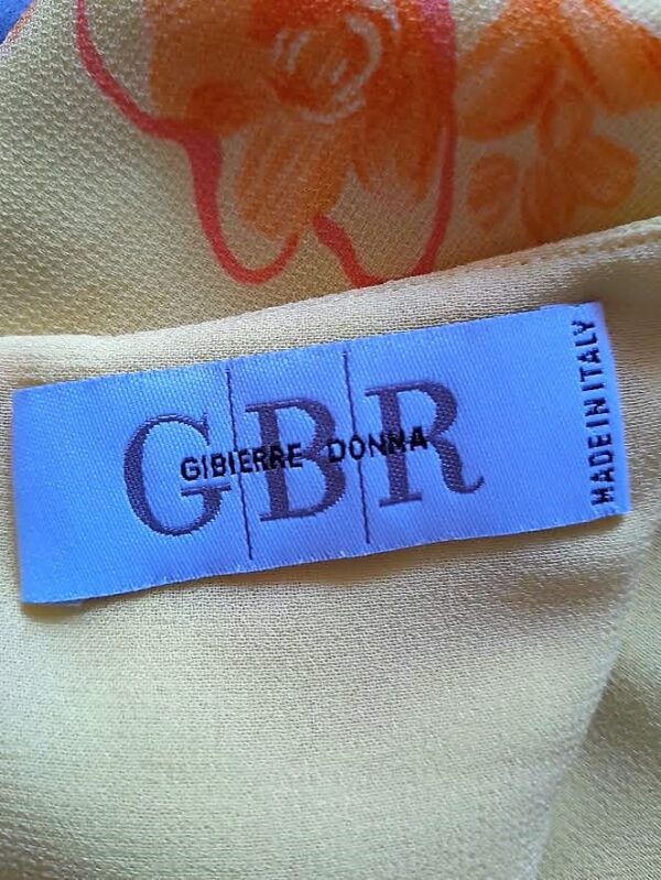 GBR Robe Imprimée Vintage Made In Italie – Image 7