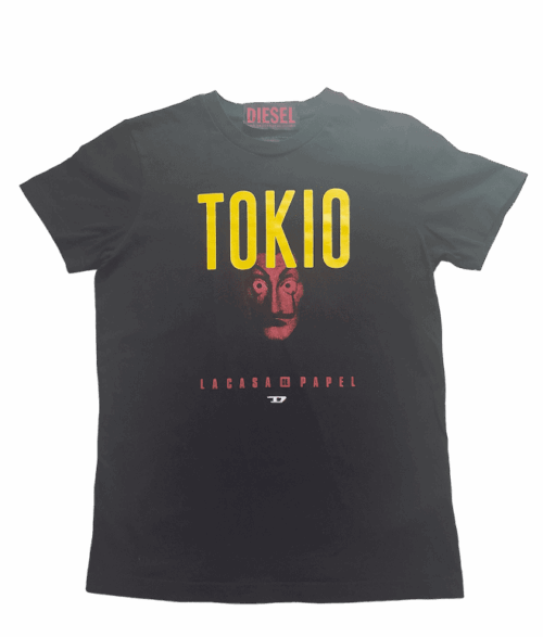 T-shrit Diesel Netflix Lacasa Papel