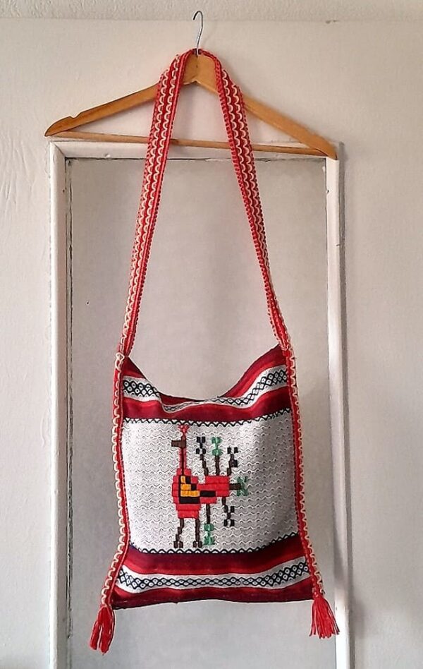Besace En Laine Vintage – Image 2
