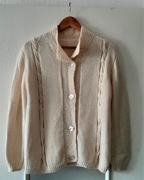 Cardigan En Laine Vintage – Image 7