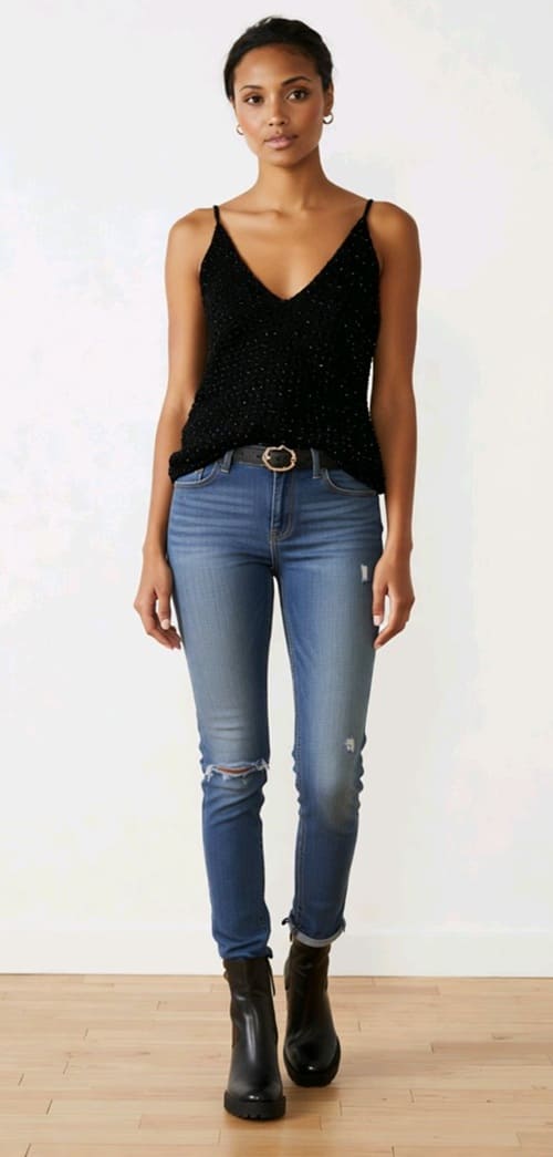 Kenar Haut en sequin