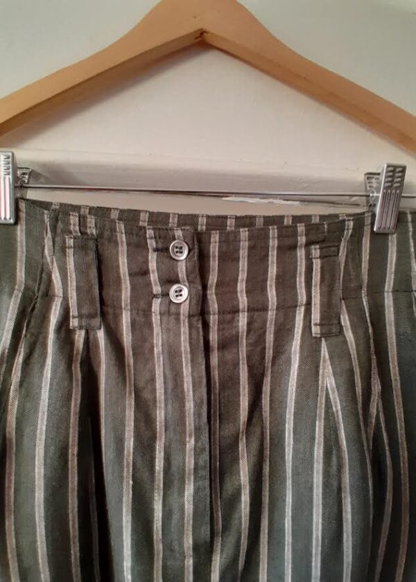 Jupe Crayon En Lin Penny Black – Image 6