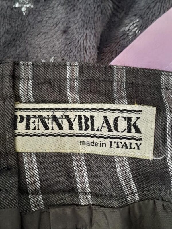 Jupe Crayon En Lin Penny Black – Image 3