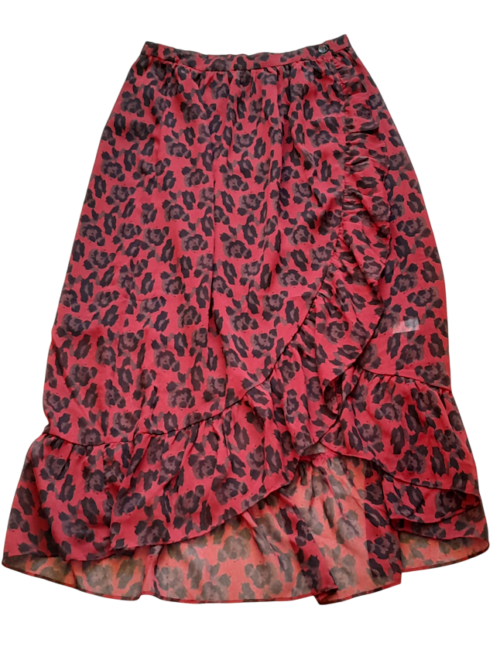 Moony Mood Jupe Longue Cache Coeur Léopard