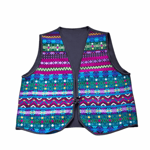 Gilet Homme Guatémaltéque Vintage