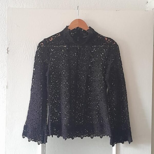 Haut Zara Woman Col Roulé Guipure – Image 10