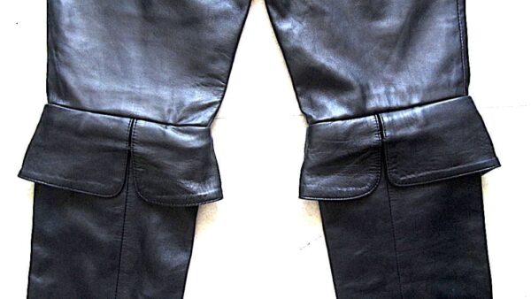 Akhesa Pantalon En Cuir Femme – Image 2
