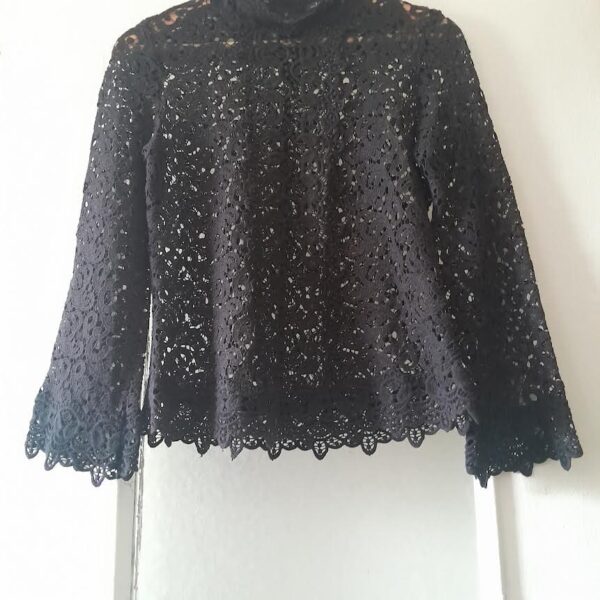 Haut Zara Woman Col Roulé Guipure – Image 5