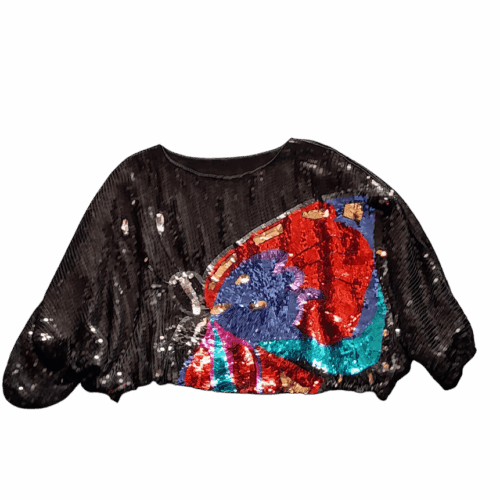 Haut Sequin Vintage Année 80