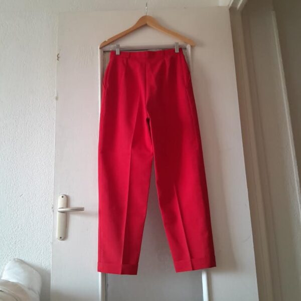 Pantalon Vintage Coupe Carotte – Image 7