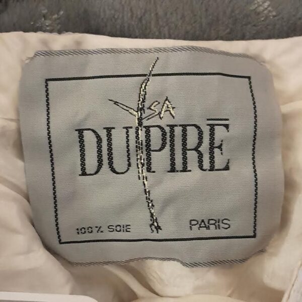 Jupe En Sequin 100% Soie Dupiré-Paris-Vintage – Image 2