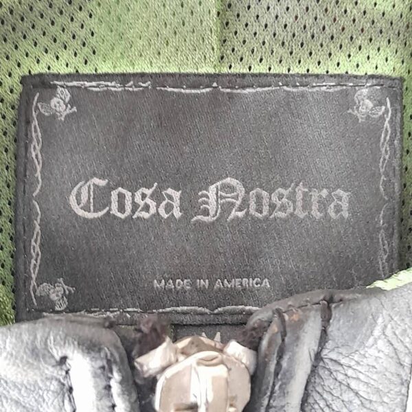 Veste En Cuir Cosa Nostra  For Man Vivienne Weswood-Jeffrey Sebelia – Image 12