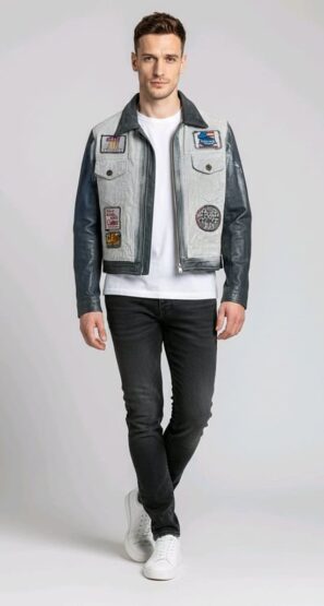 Veste En Cuir Cosa Nostra  For Man Vivienne Weswood-Jeffrey Sebelia