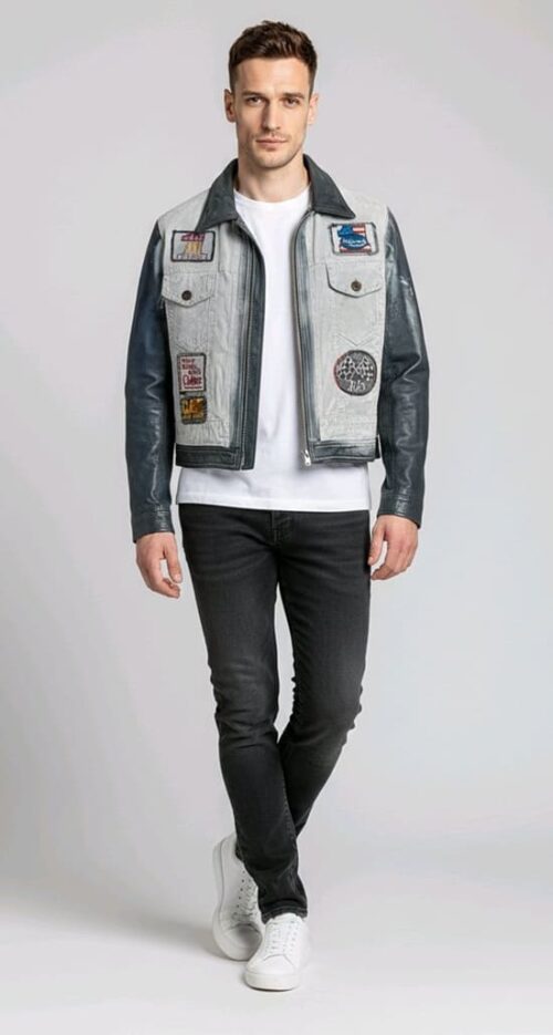 Veste En Cuir Cosa Nostra  For Man Vivienne Weswood-Jeffrey Sebelia