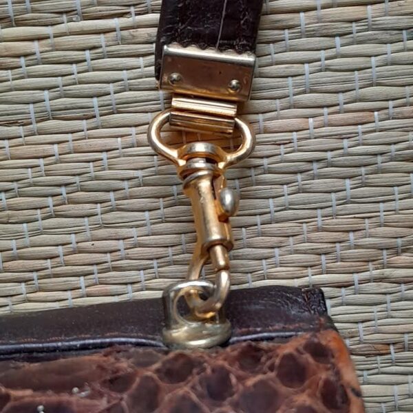 Petite Pochette En Python Vintage – Image 5