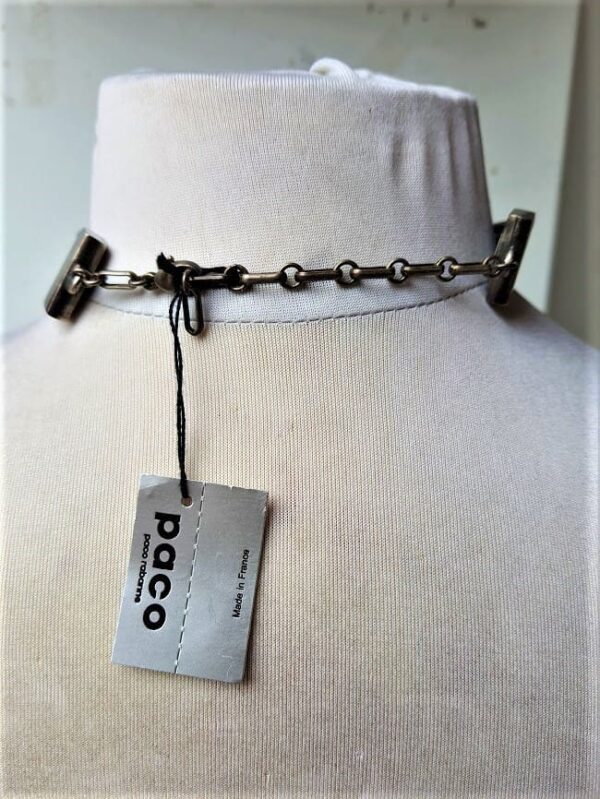 Collier Ras Du Cou Vintage Paco Rabanne – Image 4