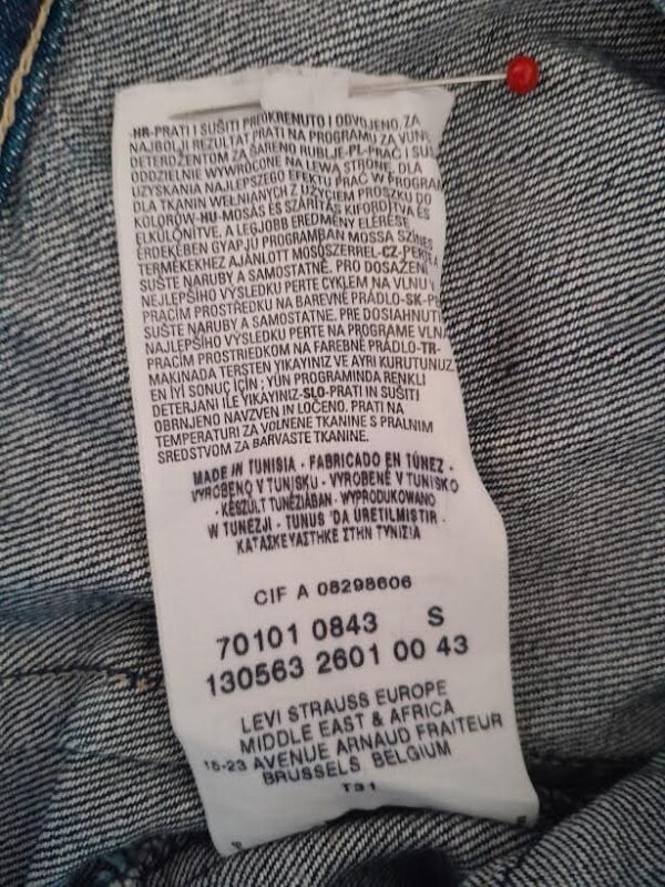 Jean's Levi's Engineered Veste Femme Vintage – Image 6