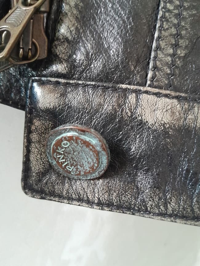 Blouson Femme En Cuir Pinko – Image 2