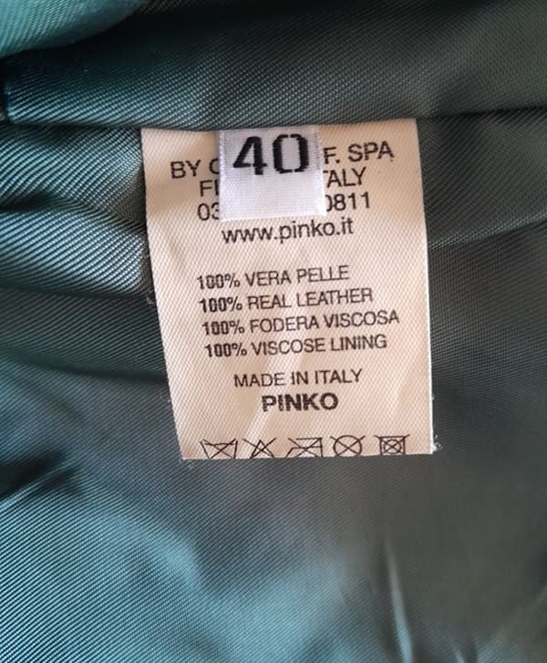 Blouson Femme En Cuir Pinko – Image 11