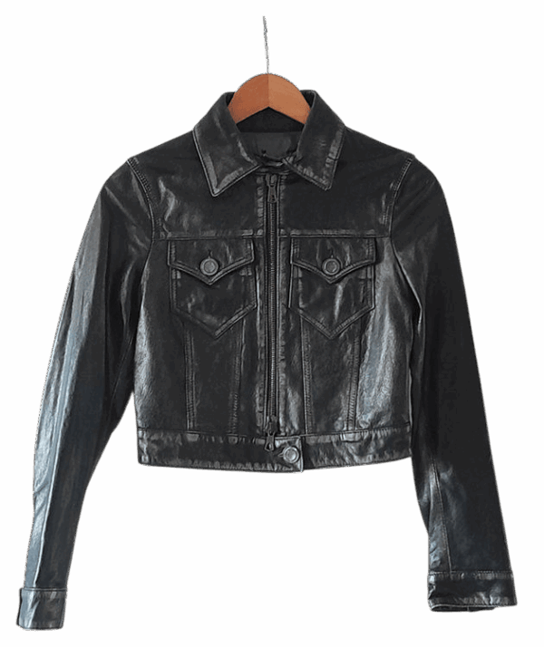 Blouson Femme En Cuir Pinko – Image 13