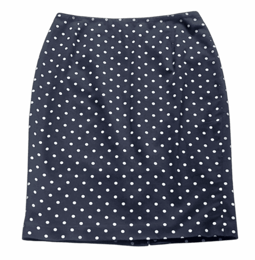 Jupe Crayon à Petits Pois Hirsch Vintage