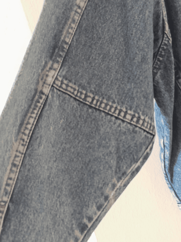 Veste en Jean Oversize Doublé Laine Aztèque – Image 6