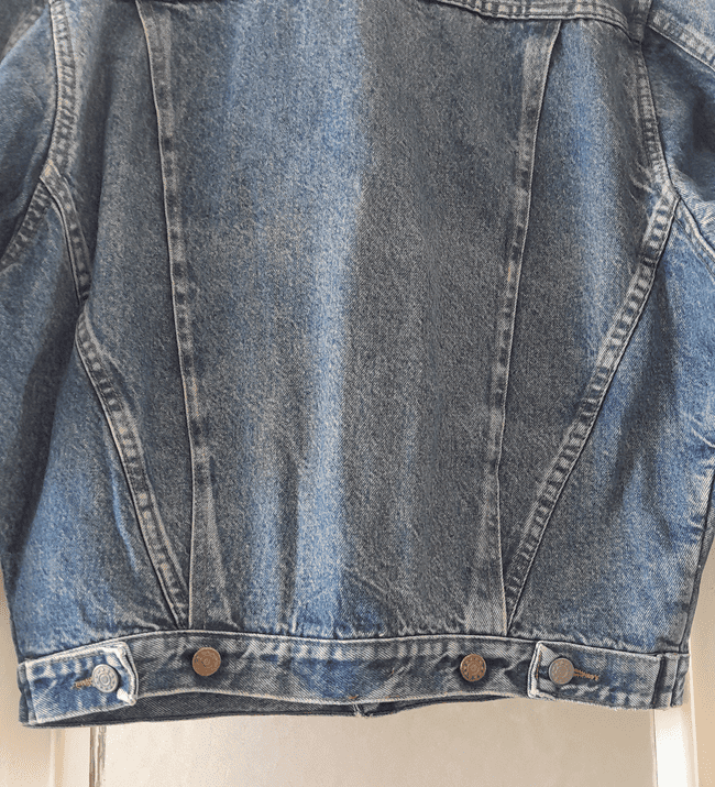 Veste en Jean Oversize Doublé Laine Aztèque – Image 9