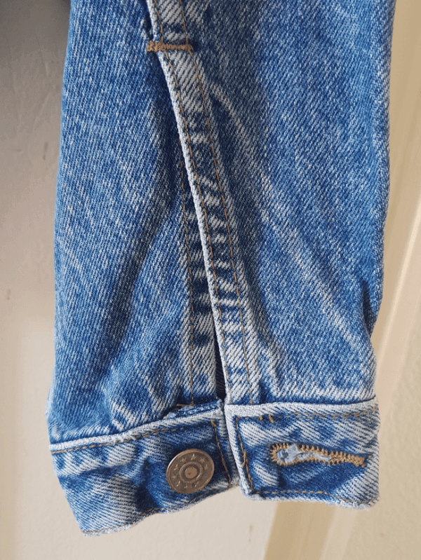 Veste en Jean Oversize Doublé Laine Aztèque – Image 14