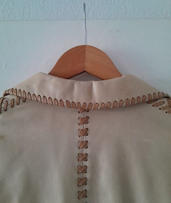 Veste En Cuir D'agneau Vittorio Forti – Image 3