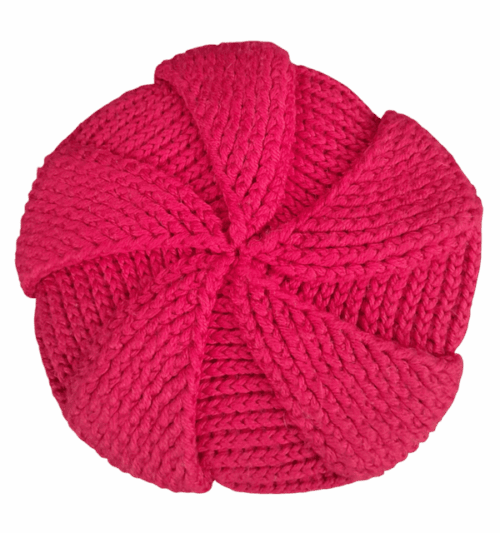 Béret Au Crochet En Laine Vintage