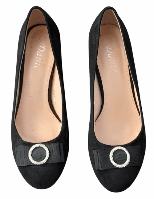 Escarpins Daim Noir Danic