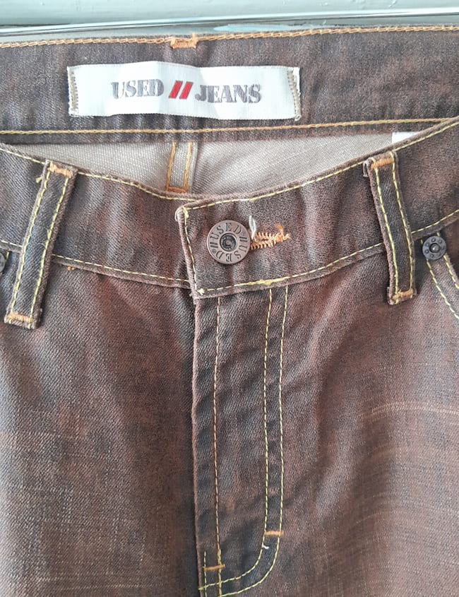 Used Jeans Lounge Patine Marron – Image 7