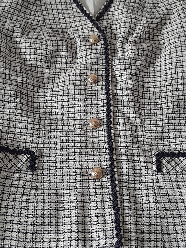 Veste Tweed Style Chanel Vintage – Image 9