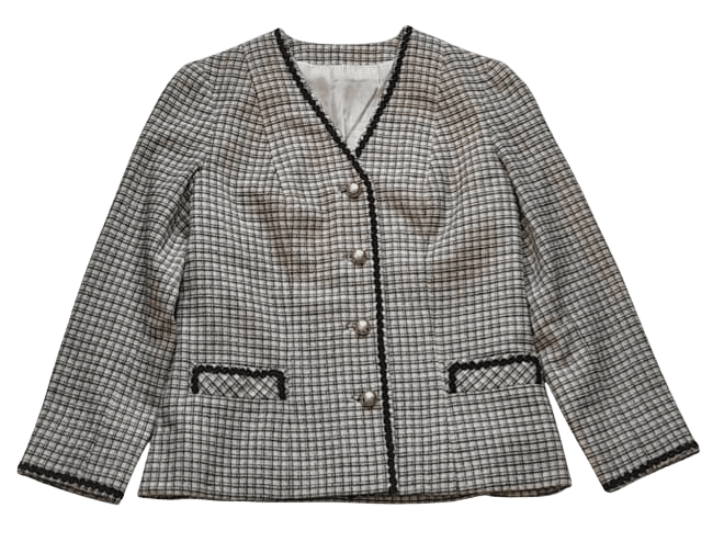 Veste Tweed Style Chanel Vintage – Image 11
