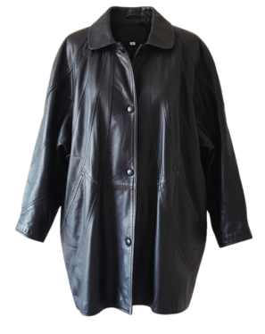 Manteau Femme Cuir Vintage 80s