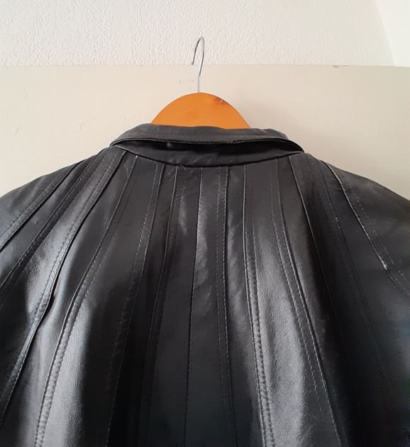 Manteau Femme Cuir Vintage 80s – Image 2