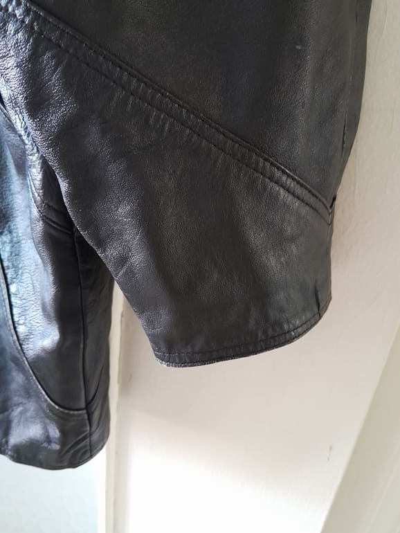 Manteau Femme Cuir Vintage 80s – Image 6