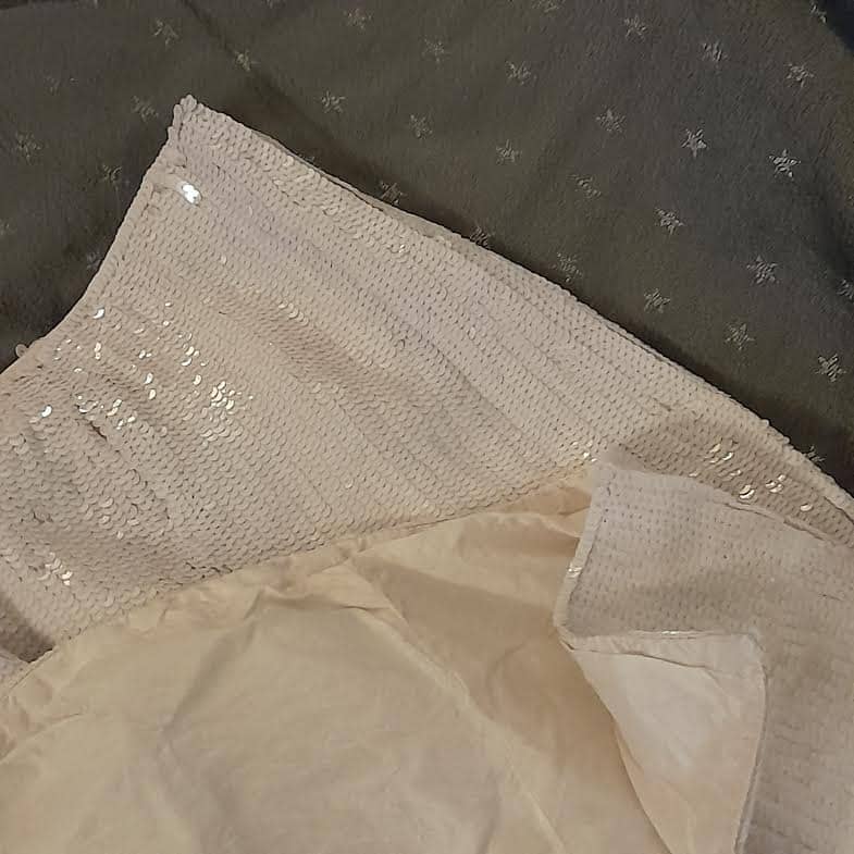 Jupe Vintage Dupuré Paris Soie & Sequin – Image 10