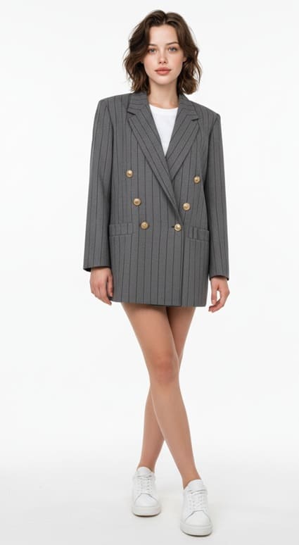 Blazer Femme Oversize Pourquoi Pas – Image 13