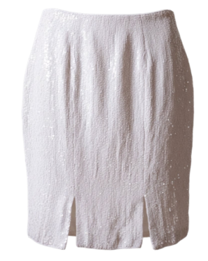 Jupe Vintage Dupuré Paris Soie & Sequin