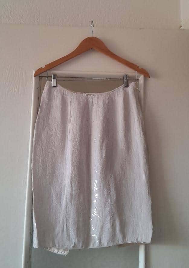 Jupe Vintage Dupuré Paris Soie & Sequin – Image 7