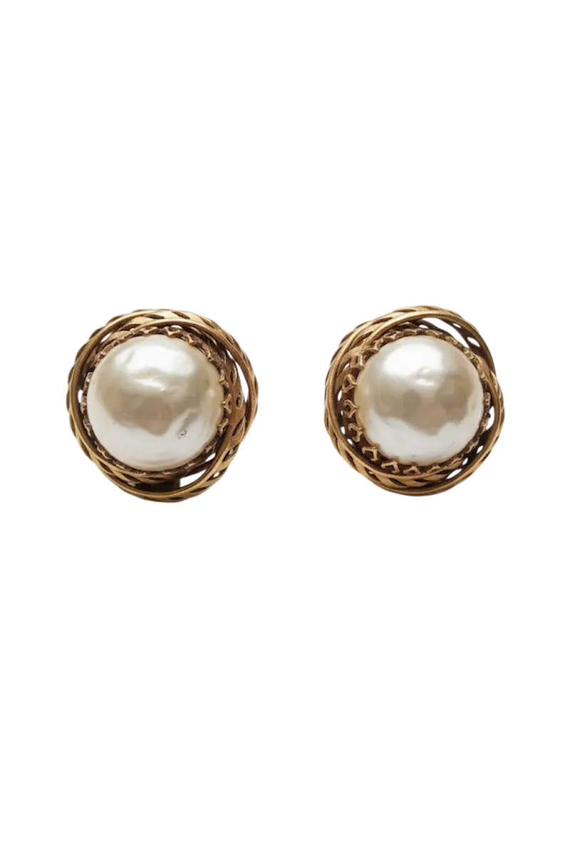 Boucles D'oreilles Clips Vintage