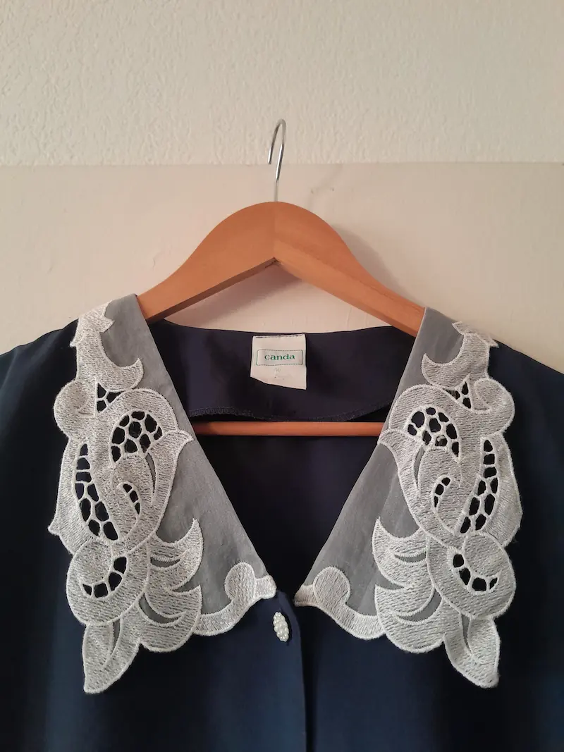 Chemisier Vintage Col Organza Canda – Image 4