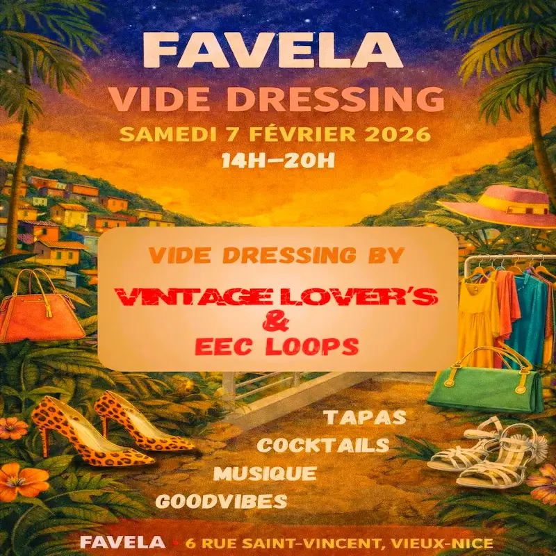 vide dressing nice vintage lovers favela 7 fevrier 2026 vintage lovers 2026
