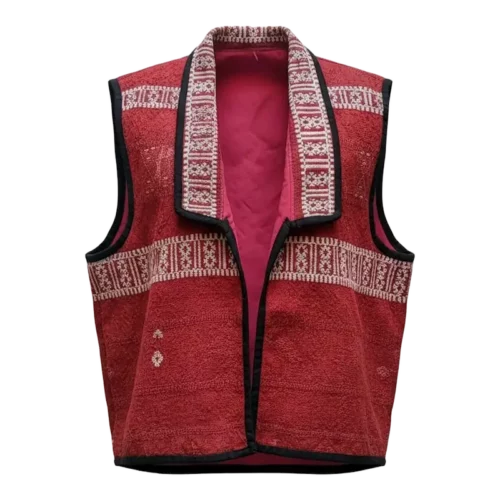 Gilet Sans Manches Artisanal Ethnique